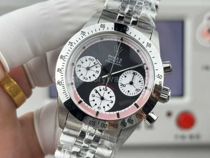 SN Factory Rolex Daytona Vintage 37mm Full Steel Black Dial - Image 3
