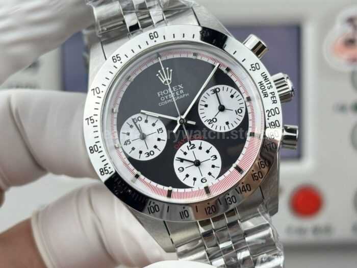 SN Factory Rolex Daytona Vintage 37mm Full Steel Black Dial - Image 2