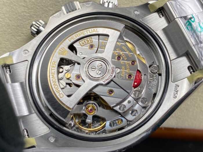 UFO Factory Rolex Daytona 126509-0002 40mm Full White Gold Diamond Black Dial - Image 9