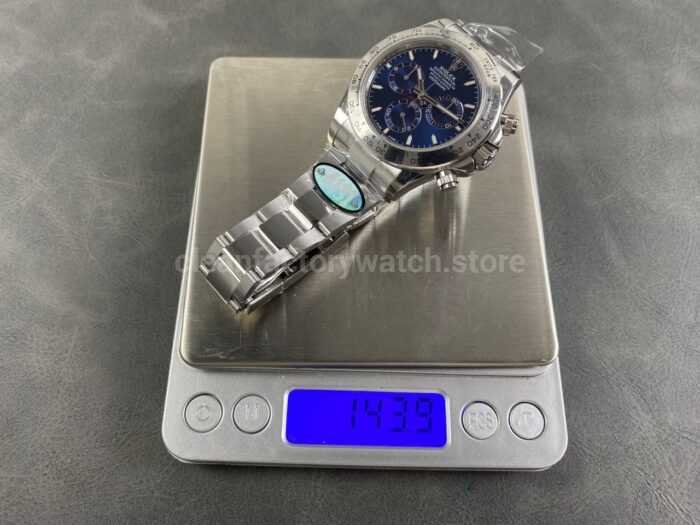 UFO Factory Rolex Daytona 126509-0002 40mm Full White Gold Diamond Black Dial - Image 12