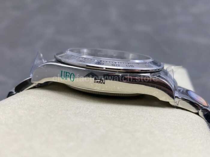 UFO Factory Rolex Daytona 126509-0002 40mm Full White Gold Diamond Black Dial - Image 6