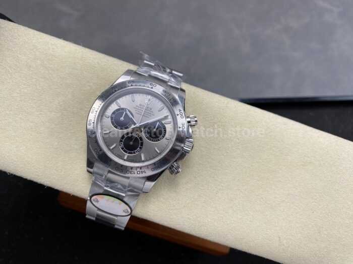 UFO Factory Rolex Daytona 126509-0003 40mm Full White Gold Silver Dial - Image 5