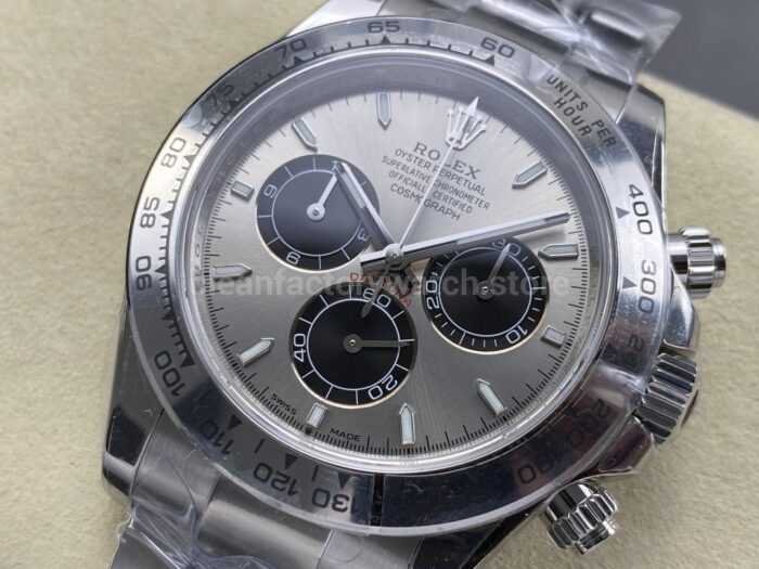 UFO Factory Rolex Daytona 126509-0003 40mm Full White Gold Silver Dial - Image 3
