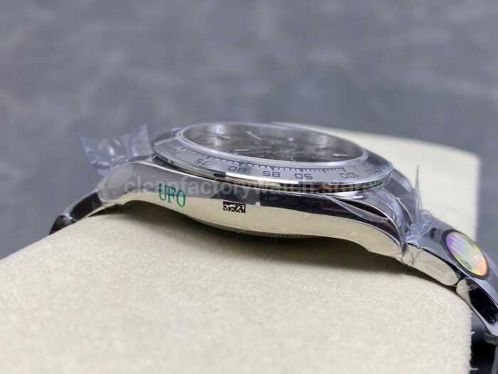 UFO Factory Rolex Daytona 126509-0003 40mm Full White Gold Silver Dial - Image 6