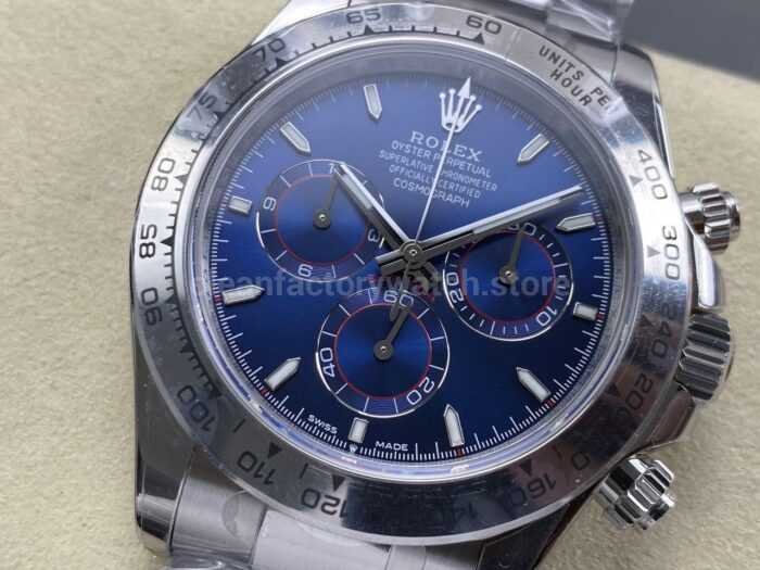 UFO Factory Rolex Daytona 126509-0005 White Gold Blue Dial - Image 3