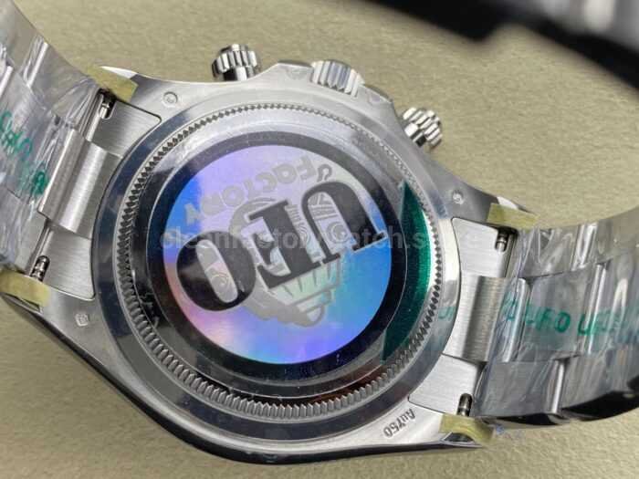 UFO Factory Rolex Daytona 126509-0005 White Gold Blue Dial - Image 8