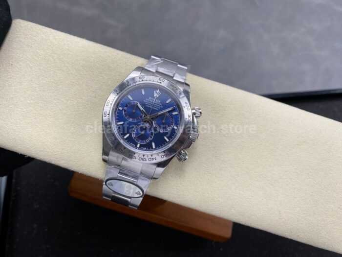 UFO Factory Rolex Daytona 126509-0005 White Gold Blue Dial - Image 4