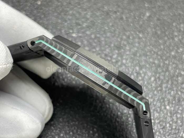 DIW Factory Audemars Piguet Royal Oak 15500 VOIDLINE 41mm Carbon Fiber Yellow Line Rubber Strap Black Dial - Image 5