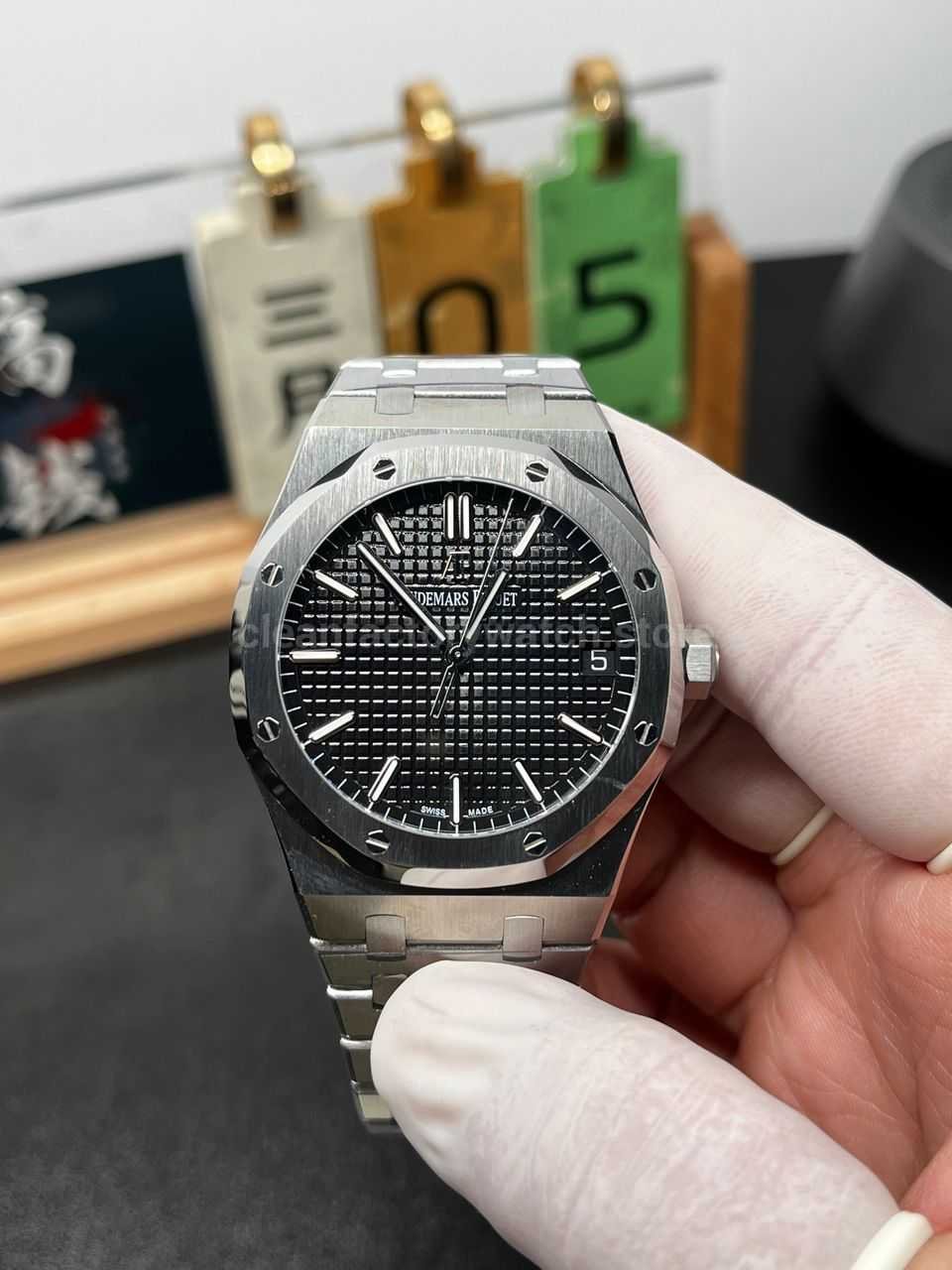 AP 15500 replica review with Royal Oak bracelet Super Clone Watch,Clean Factory Watch