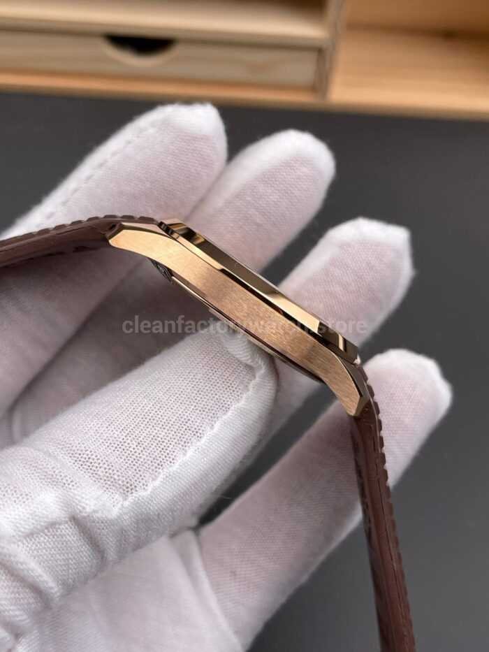 BBF Factory Patek Philippe Aquanaut 40mm 5167R-001 Rose Gold Brown Rubber Strap Brown Dial - Image 5