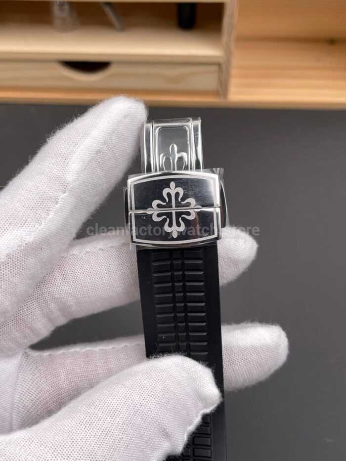 BBF Factory Patek Philippe Aquanaut 5167/1A-001 40mm Black Rubber Strap Arabic Numerals Black Dial - Image 8