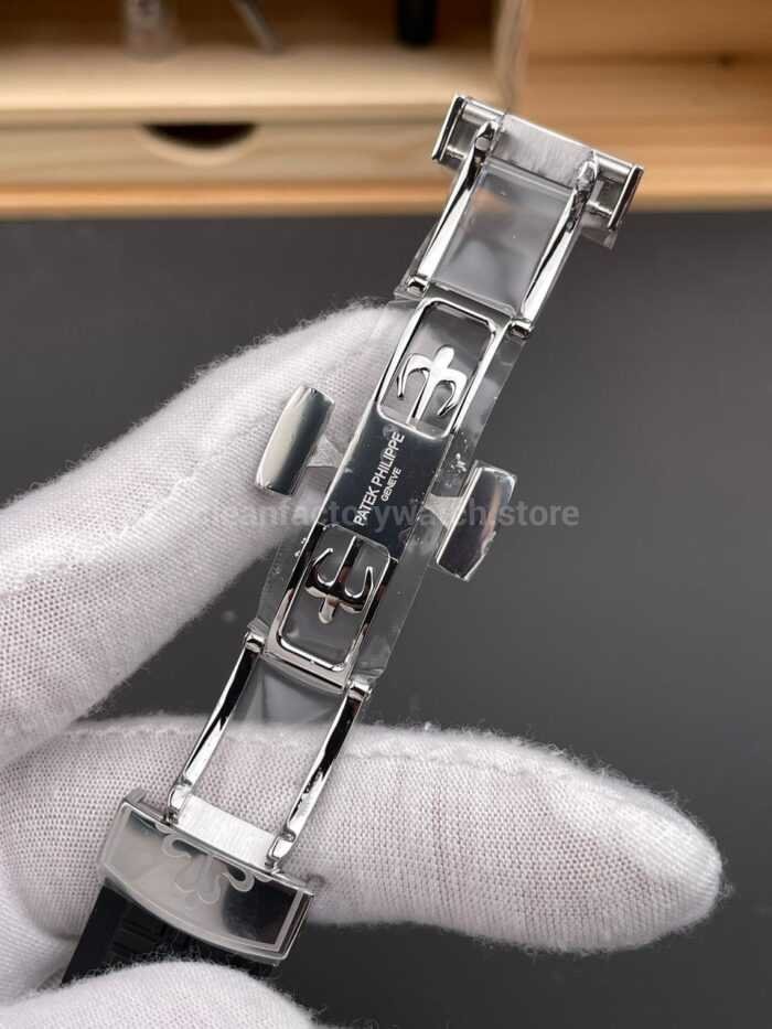 BBF Factory Patek Philippe Aquanaut 5167/1A-001 40mm Black Rubber Strap Arabic Numerals Black Dial - Image 9