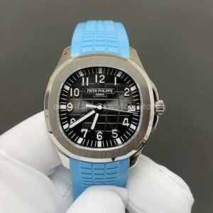 BBF Factory Patek Philippe Aquanaut 51671A-001 40mm Blue Rubber Strap Arabic Numerals Black Dial