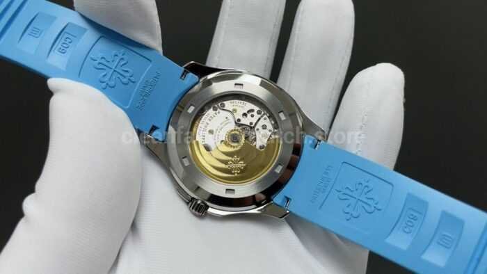 BBF Factory Patek Philippe Aquanaut 51671A-001 40mm Blue Rubber Strap Arabic Numerals Black Dial - Image 6