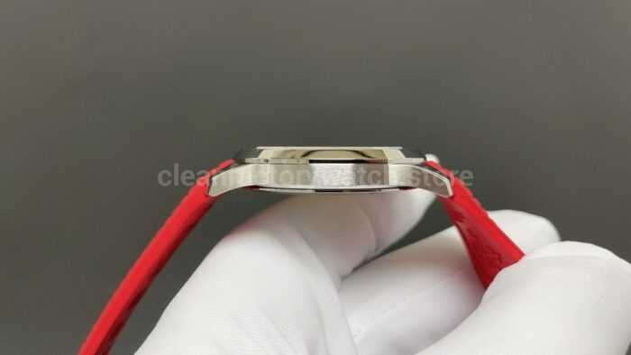 BBF Factory Patek Philippe Aquanaut 5167A-012 40mm Red Rubber Strap Arabic Numerals Black Dial - Image 5