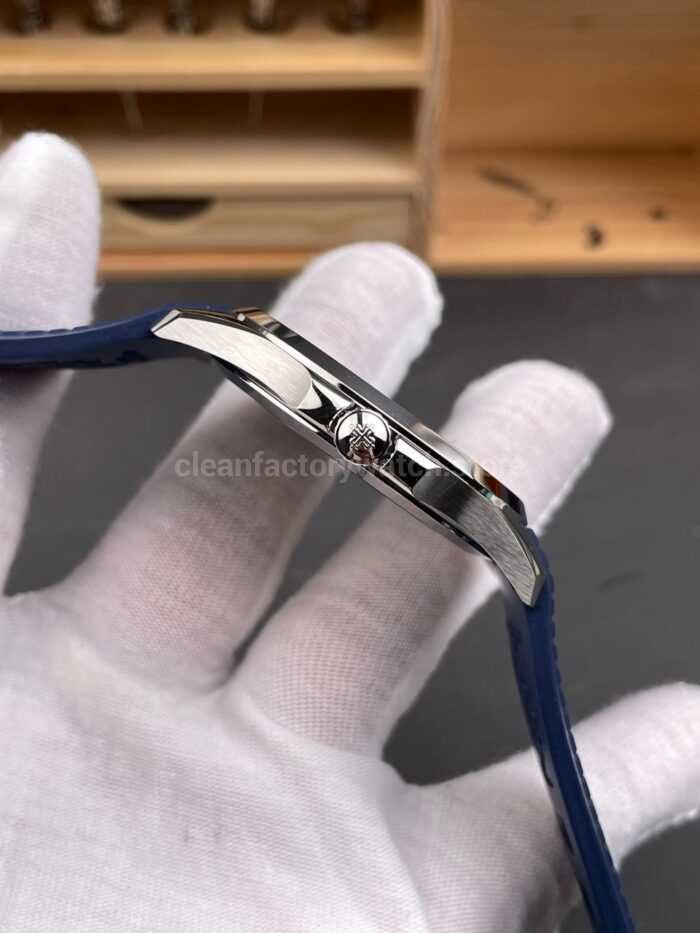 BBF Factory Patek Philippe Aquanaut 5168G-001 40mm Blue Rubber Strap Arabic Numerals Blue Dial - Image 6