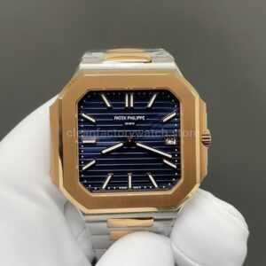 BBF Factory Patek Philippe Cubitus 5821/1AR-001 45mm Half Rose Gold Blue Dial