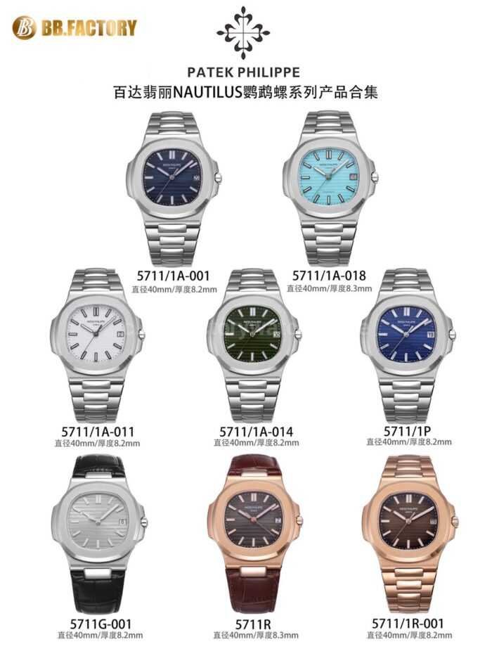 BBF Factory Patek Philippe Nautilus 5711/1A-018 40mm Tiffany Blue Dial - Image 10
