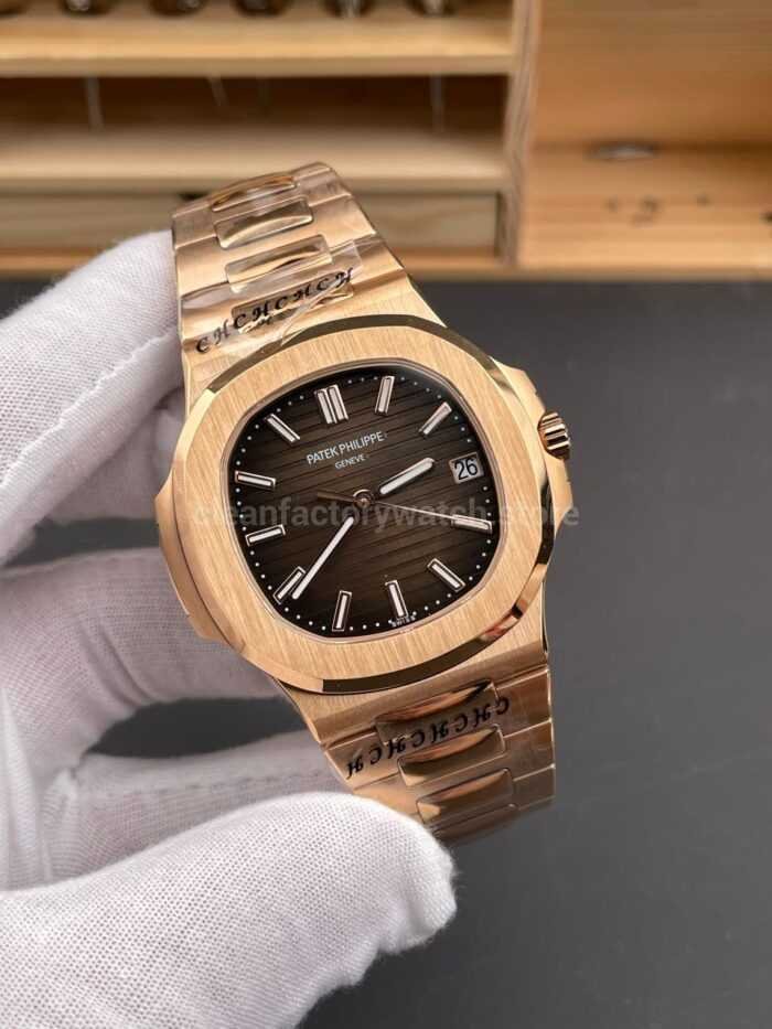 BBF Factory Patek Philippe Nautilus 5711/1R-001 40mm Rose Gold Brown Dial - Image 2