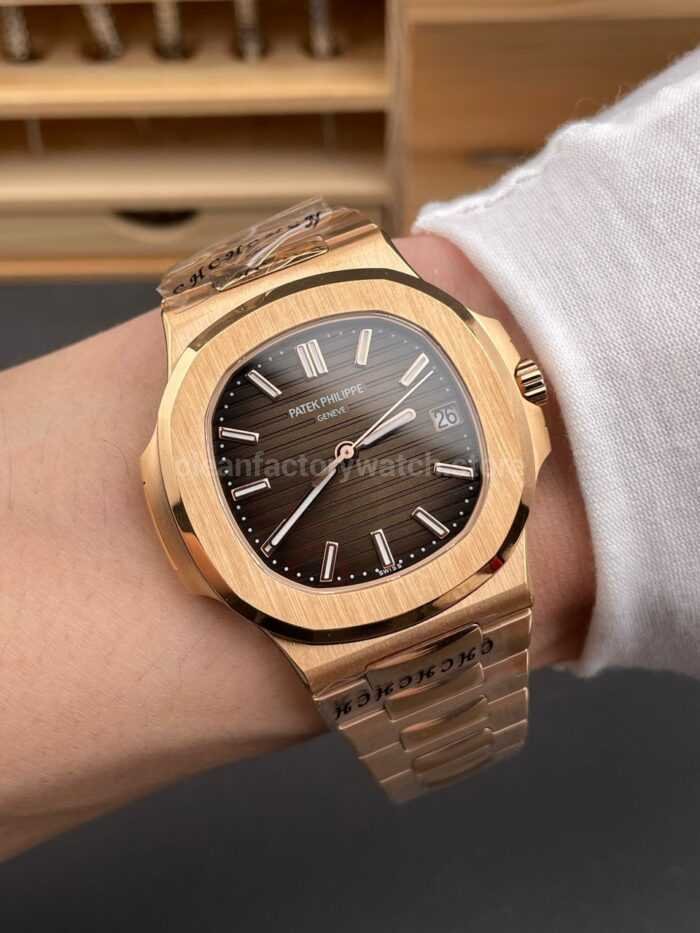BBF Factory Patek Philippe Nautilus 5711/1R-001 40mm Rose Gold Brown Dial - Image 4