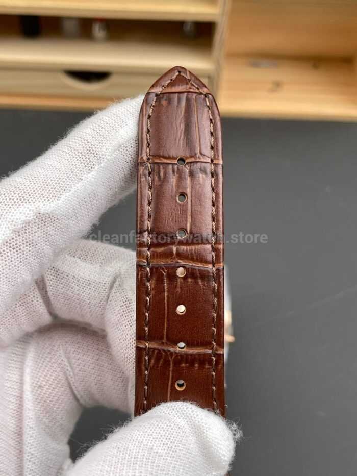 BBF Factory Patek Philippe Nautilus 5711/1R 40mm Rose Gold Brown Leather Strap Black Dial - Image 9