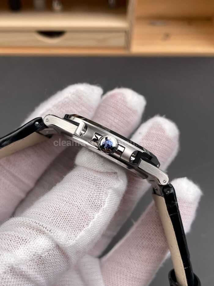 BBF Factory Patek Philippe Nautilus 5711G 40mm Leather Strap Grey Dial - Image 6