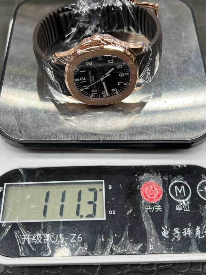 DDF Factory Patek Philippe Aquanaut 40mm 5167R-001 Rose Gold Brown Rubber Strap Brown Dial - Image 10