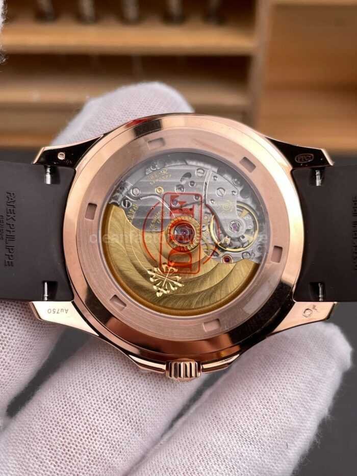DDF Factory Patek Philippe Aquanaut 40mm 5167R-001 Rose Gold Brown Rubber Strap Brown Dial - Image 8