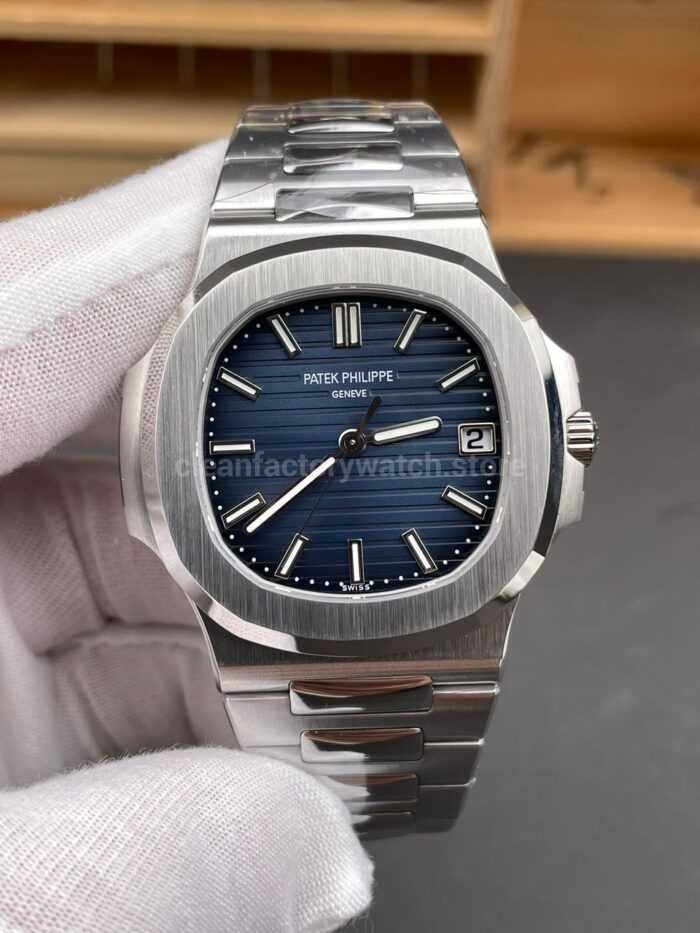 DDF Factory Patek Philippe Nautilus 41mm 5811/1G-001 White Gold Blue Dial - Image 3
