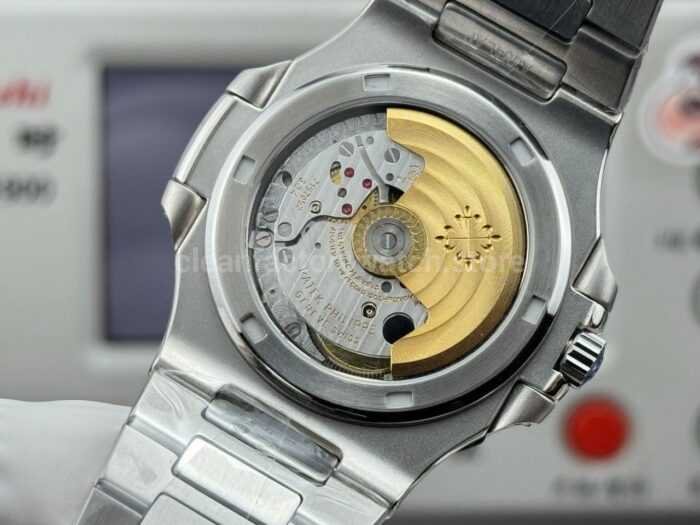 E7 Factory Patek Philippe Nautilus 5719G-010 40mm White Gold Diamond Bezel Diamond Dial - Image 7
