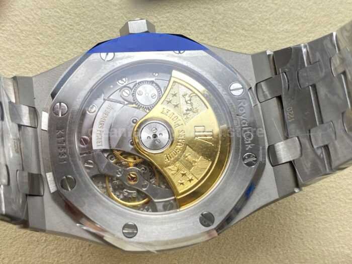 IPF Factory Audemars Piguet Royal Oak 15450ST.OO.1256ST.01 37mm Stainless Steel Diamond Bezel Silver Dial - Image 8