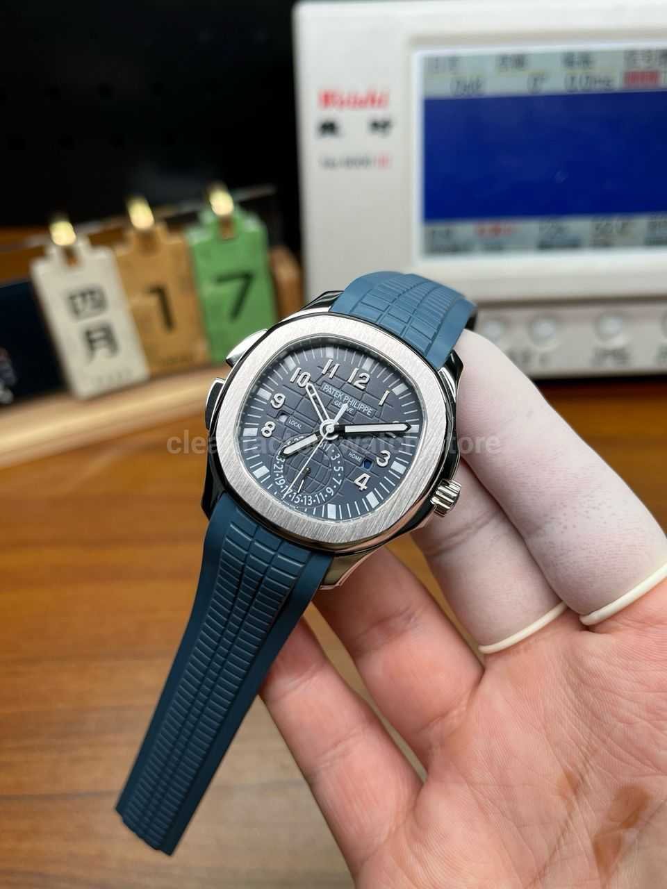 Patek Aquanaut Travel Time 5164A replica review Super Clone Watch,Clean Factory Watch