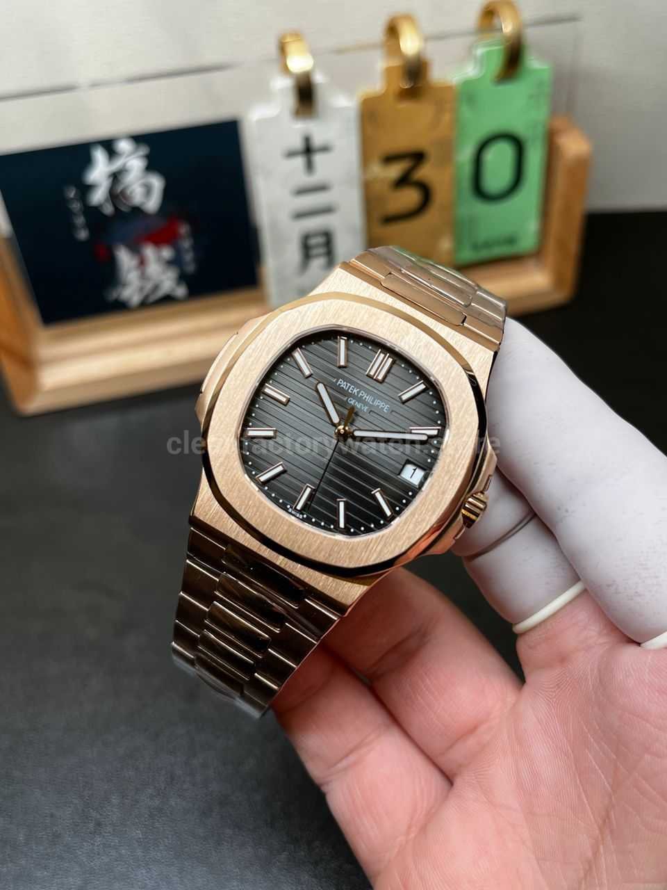 Patek Nautilus 5711 replica blue dial review Super Clone Watch,Clean Factory Watch