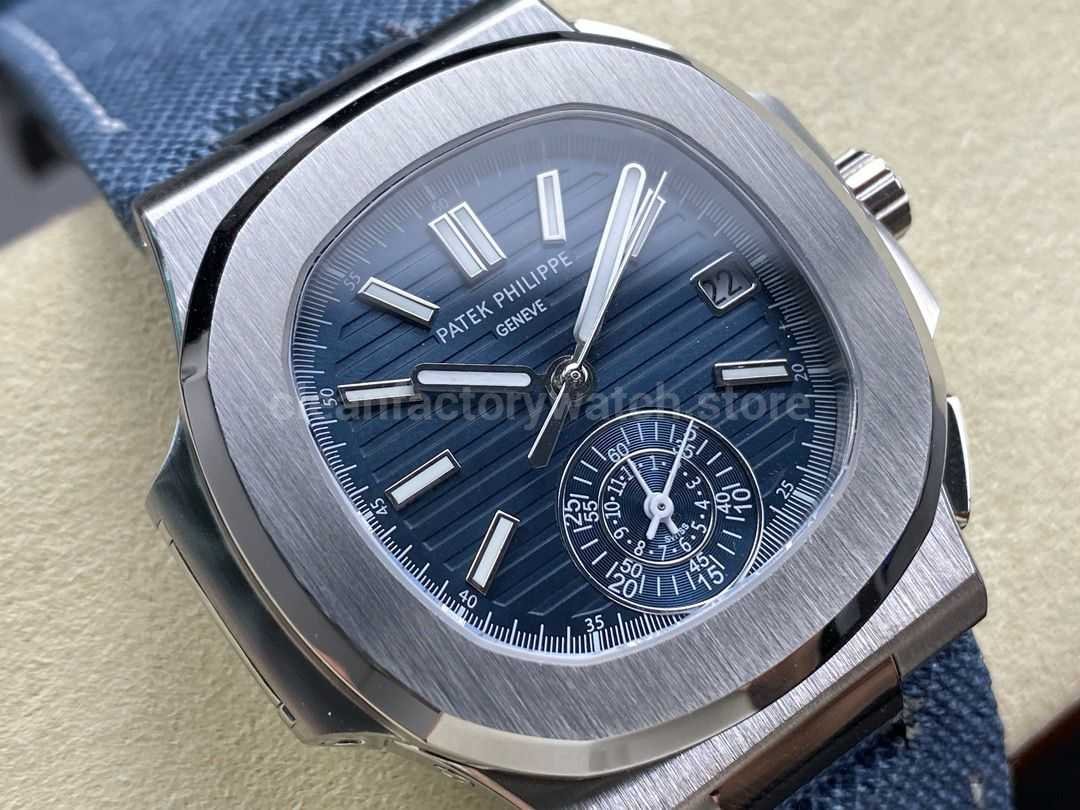 Patek Nautilus 5980 chronograph replica review Super Clone Watch,Clean Factory Watch