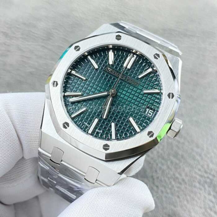 TOP Factory Audemars Piguet Royal Oak 15510ST.OO.1320ST.09 41mm Full Steel Green Dial - Image 2