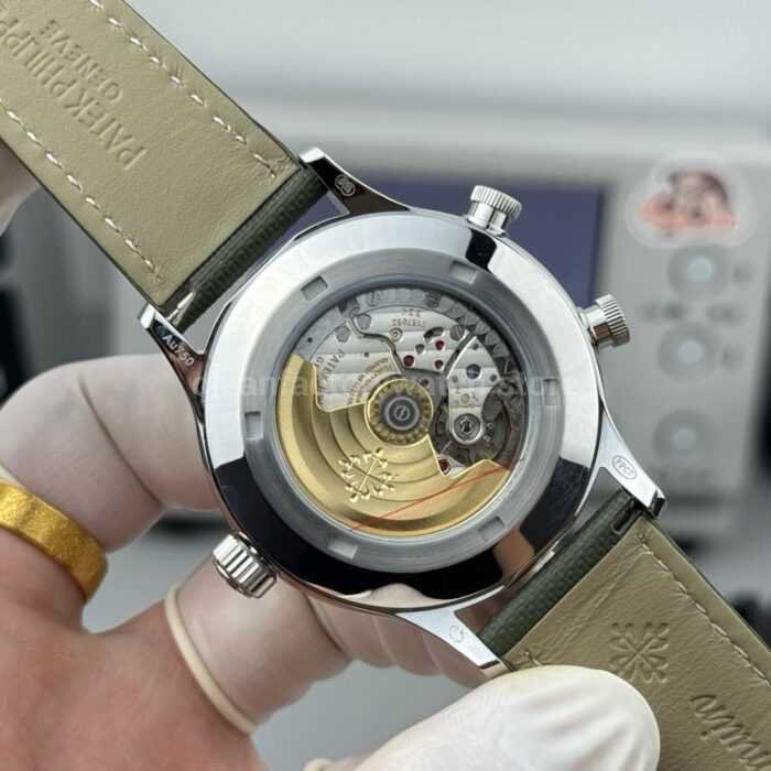 3K Factory Patek Philippe Calatrava Pilot Travel Time 5524G-010 White Gold White Dial - Image 6