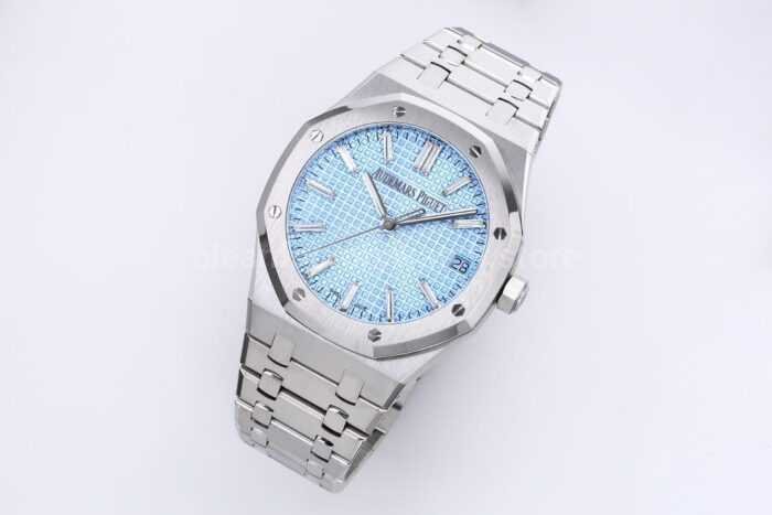 ZF Factory Audemars Piguet Royal Oak 15510ST 41mm Full Steel Ice Blue Dial - Image 4