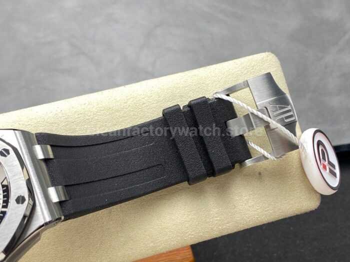 IPF Factory Audemars Piguet Royal Oak Offshore Diver 15710ST.OO.A002CA.02 42mm Black Rubber Strap White Dial - Image 8