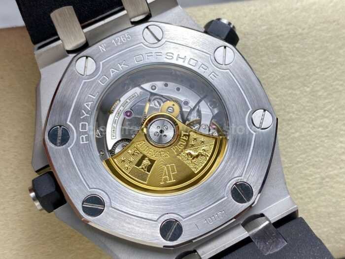 IPF Factory Audemars Piguet Royal Oak Offshore Diver 15710ST.OO.A002CA.02 42mm Black Rubber Strap White Dial - Image 7