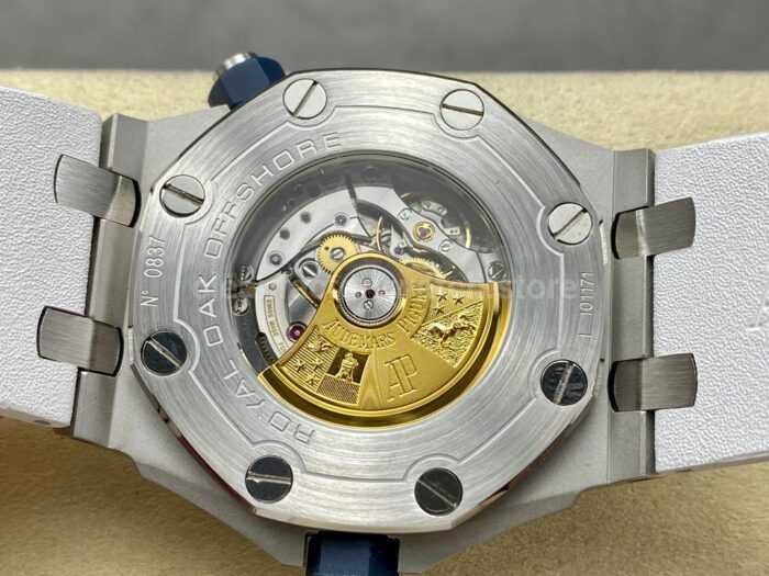 IPF Factory Audemars Piguet Royal Oak Offshore Diver 15710ST.OO.A002CA.02 42mm White Rubber Strap White Dial - Image 7