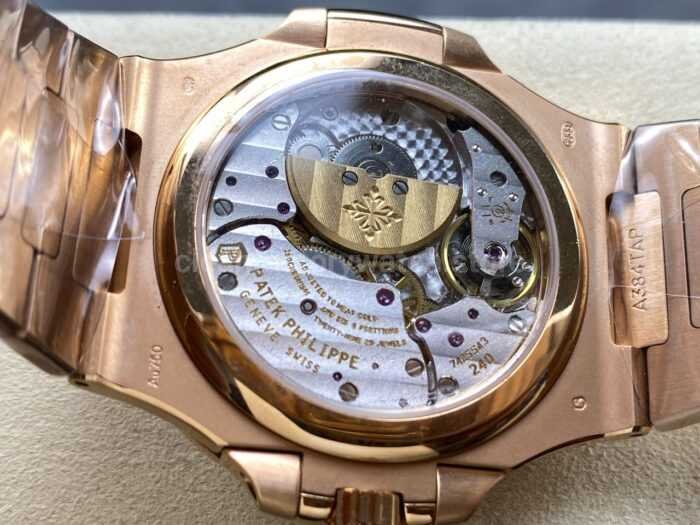 OME Factory Patek Philippe Nautilus 5712/1R Full Rose Gold Brown Dial - Image 7