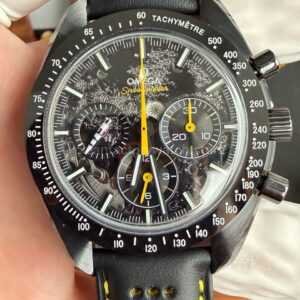 SMF Factory Omega Speedmaster Dark Side of the Moon 44.25mm ceramic black dial replica watch