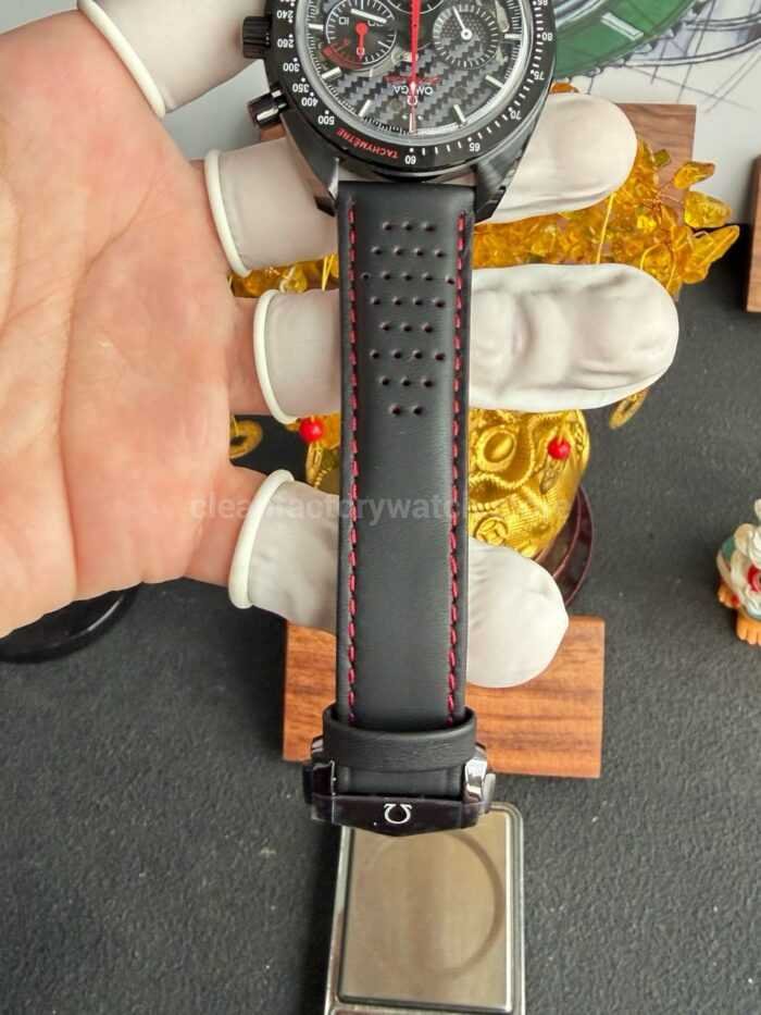 SMF Factory Omega Speedmaster Dark Side Of The Moon 311.92.44.30.01.002 44.25mm Ceramic Leather Strap Black Dial - Image 7