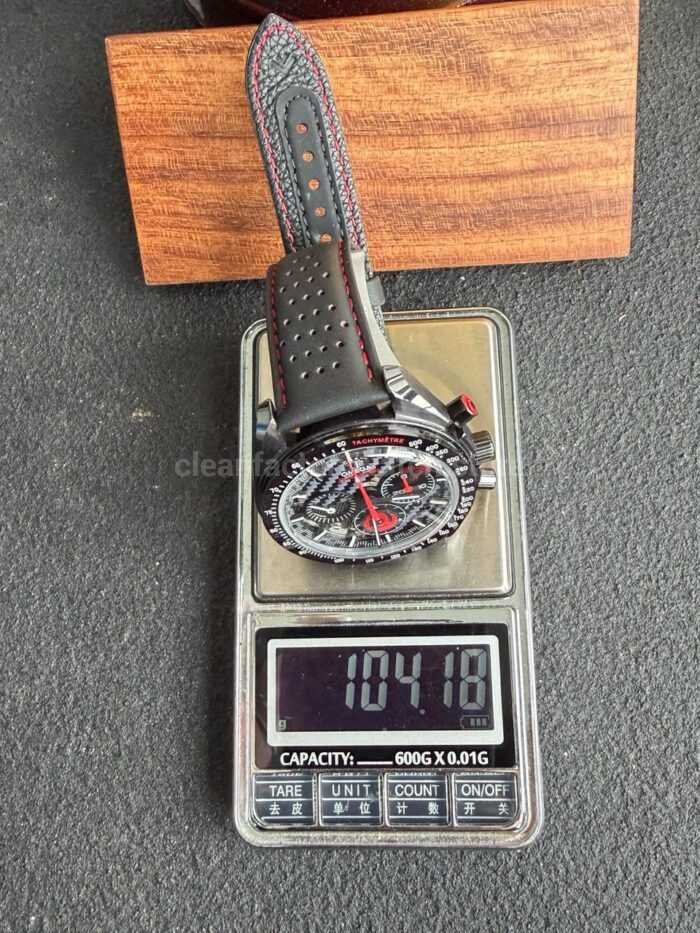 SMF Factory Omega Speedmaster Dark Side Of The Moon 311.92.44.30.01.002 44.25mm Ceramic Leather Strap Black Dial - Image 9
