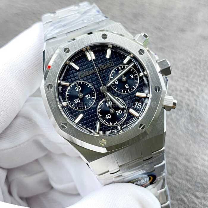 TOP Factory Audemars Piguet Royal Oak Chronograph 26240ST.OO.1320ST.06 41mm Full Steel Black Dial - Image 2