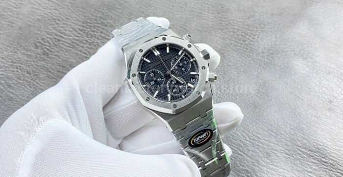 TOP Factory Audemars Piguet Royal Oak Chronograph 26240ST.OO.1320ST.05 41mm Full Steel Blue Dial - Image 4