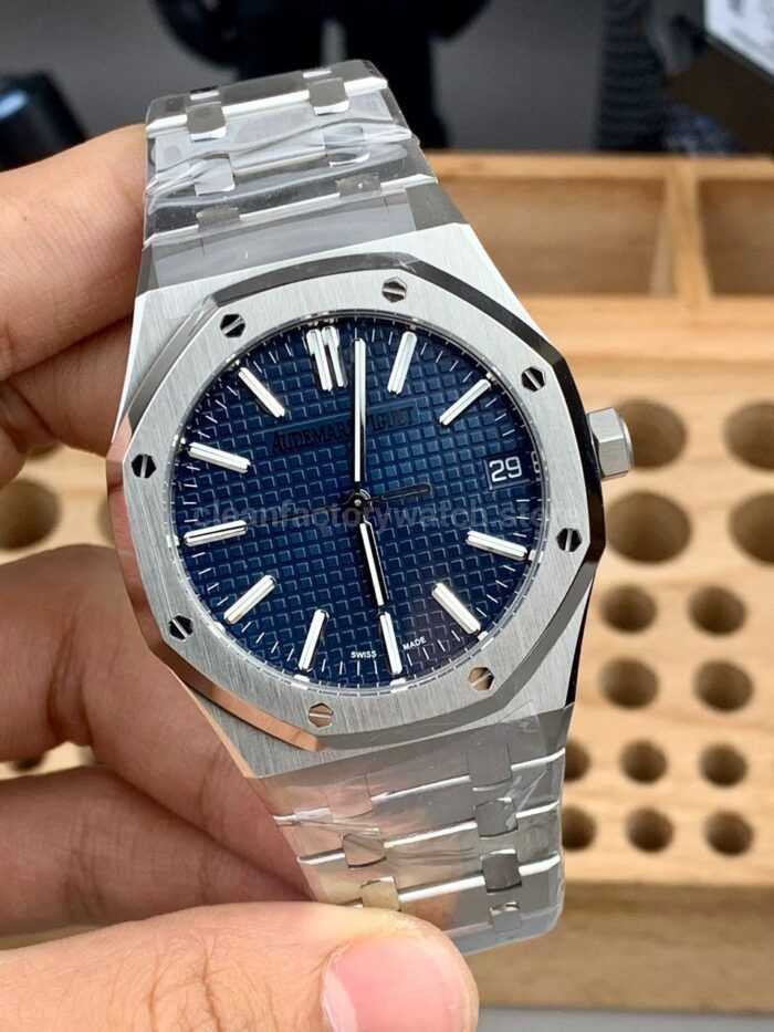 TOP Factory Audemars Piguet Royal Oak 15510ST.OO.1320ST.01 41mm Full Steel Blue Dial - Image 2