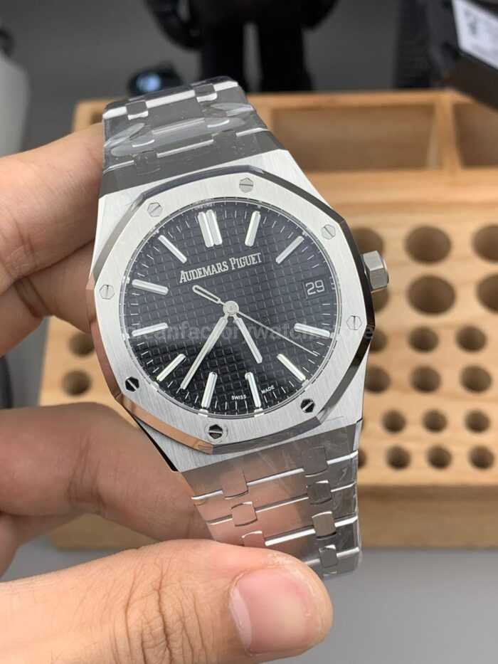 TOP Factory Audemars Piguet Royal Oak 15510ST.OO.1320ST.02 41mm Full Steel Black Dial - Image 2