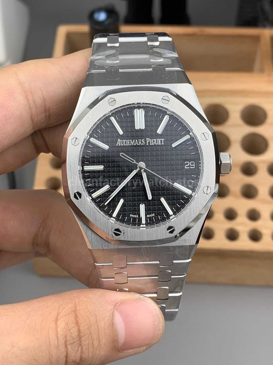 TOP Factory Audemars Piguet Royal Oak 15510ST.OO.1320ST.02 41mm Full Steel Black Dial