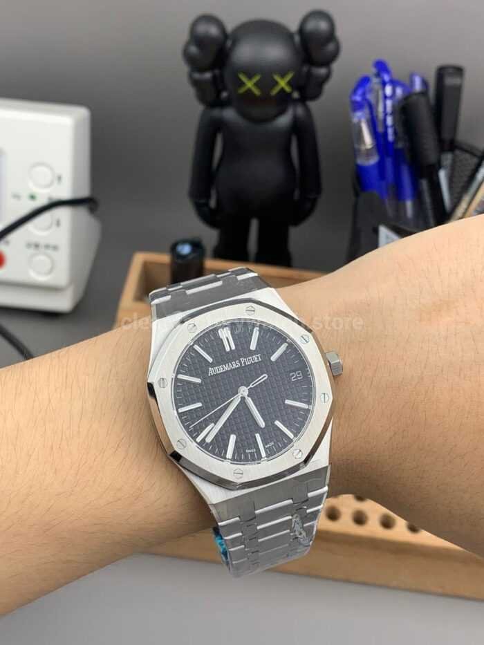 TOP Factory Audemars Piguet Royal Oak 15510ST.OO.1320ST.02 41mm Full Steel Black Dial - Image 3